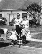 Picture of 1950's family.